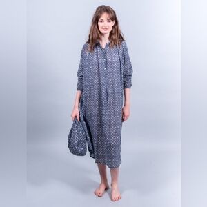 Blue Scarlette Ateliers Marge Print Nightgown.